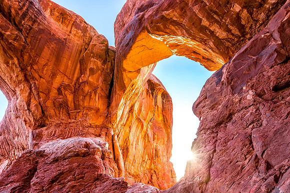 Arches - Double Arch Sunburst