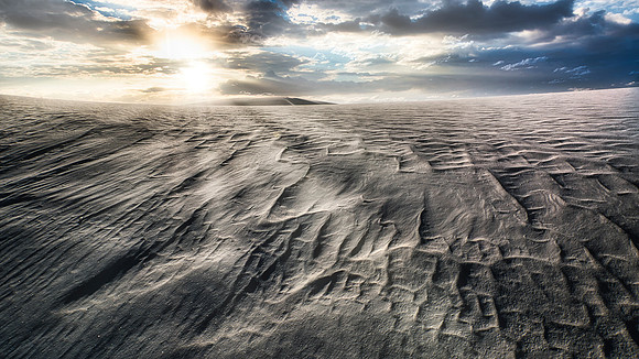 Sunset at White Sands