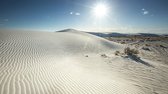 Approaching Sunset at White Sands NP