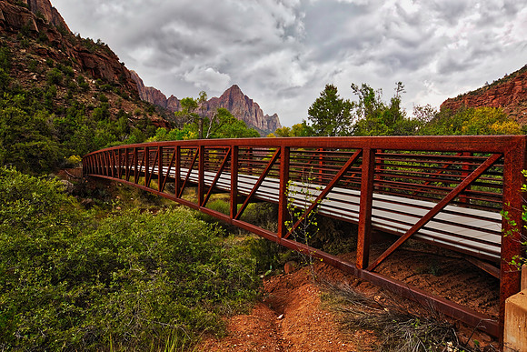 Zion NP - Bridge over the Virgin River
