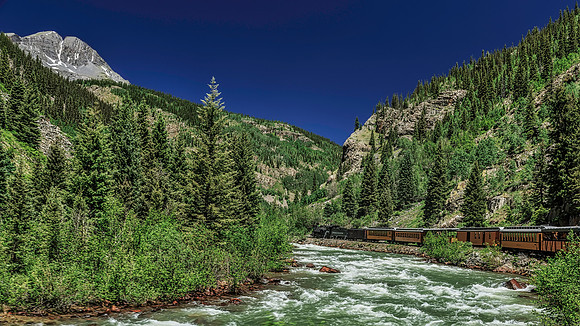 DSNGRR #486 heading towards Silverton