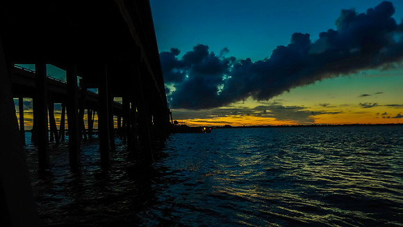 Sunset under the A1A