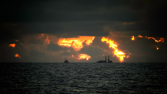 Fishing at Sunrise